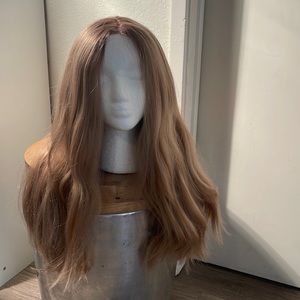 Blonde lace front wig 21" length